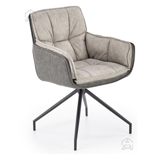 Halmar Fotelj K523 - siv Slike