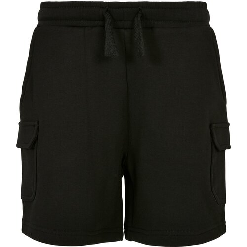 Urban Classics Kids Boys' Organic Cargo Sweat Shorts - Black Cene