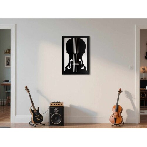 WALLXPERT Dekorativna uramljena slika, 47,5x68 cm, Crna Cijene