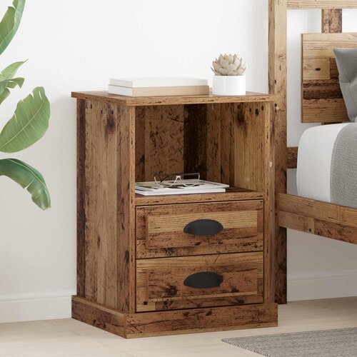  Noćni ormar 2 pcs Staro drvo 36 x 43 x 60 cm Konstruirano drvo Cijene