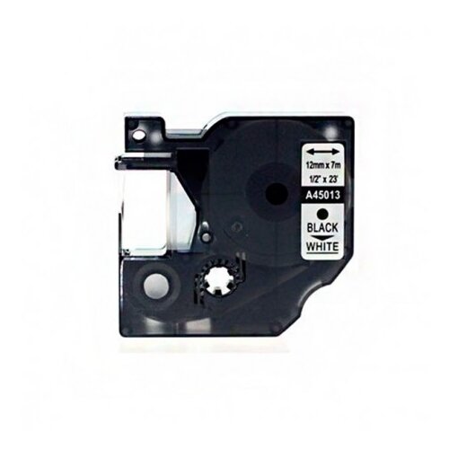 Dymo D1 45013 združljiv trak - 12 mm X 7 metrov črno/bel S0720530, (21404738) Cene