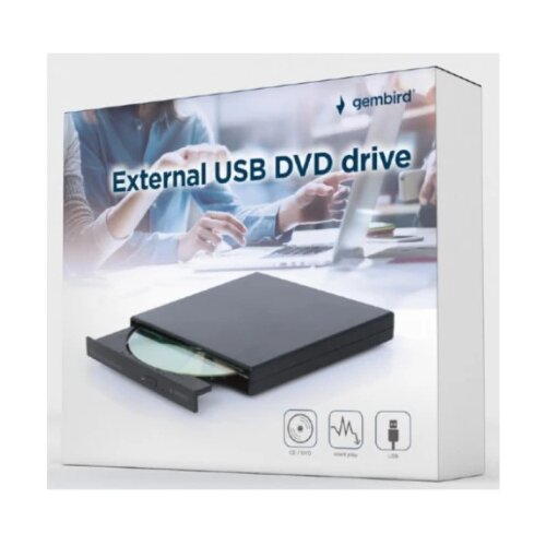 Cd DVD-RW USB Gembird DVD-USB-04 Gembird eksterni USB /DVD drive Citac-rezac, USB , black Cene