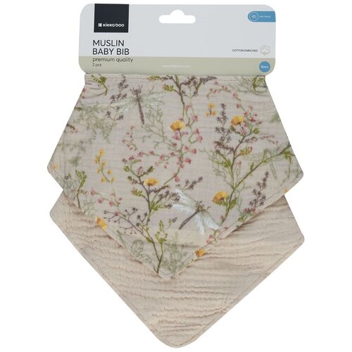 Kikka Boo Portikle od muslina set 2 kom Secret Garden Beige Slike