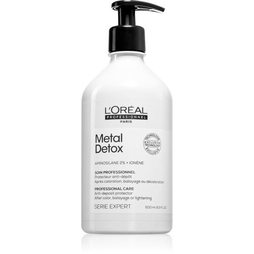 L´Oréal Paris Serie Expert Metal Detox za&scaron;čitna nega za barvane lase 2 % Aminosilane 500 ml Cene