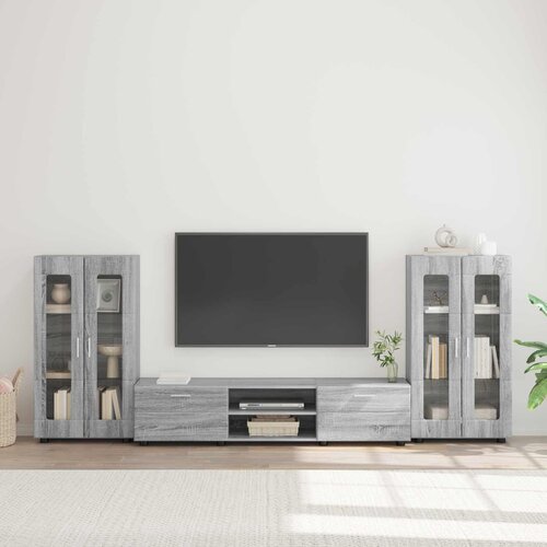  Set TV komoda FLORIN 3 pcs Siva Sonoma Konstruirano drvo Cijene