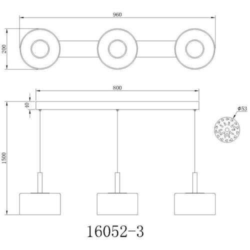 Globo VISEČA LED-SVETILKA TRENTON //3000, 6000, 4000 K/230 V/ Slike