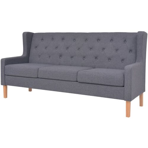 Maison Chic Komplet kavč - Sofa - Kanapeev 2 kosa iz blaga sive barve, (21727047) Cene