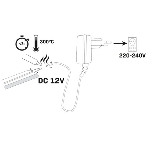  led traka neon 5 m LED/23W/12V IP65 zelena Slike