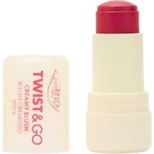 puroBIO cosmetics Twist&Go kremasto rumenilo u sticku nijansa 04 Strawberry 5 g Cene