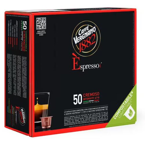 Oznake: Caffe Vergnano Vergnano Caffe Vergnano &amp;ndash; Kafa u kapsulama Cremoso 50 x 5g Slike
