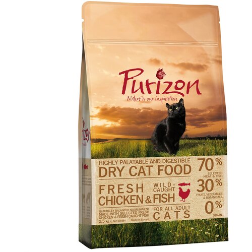 Purizon Adult piščanec & riba - brez žit - 2,5 kg Cene