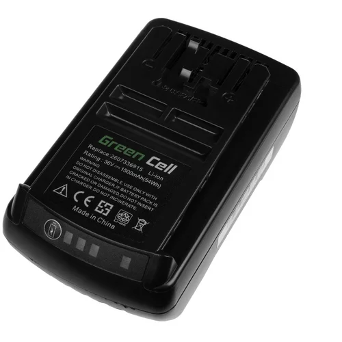 Green cell Baterija za Bosch BAT810 / BAT818 / BAT838 / BAT840, 36 V, 1.5 Ah