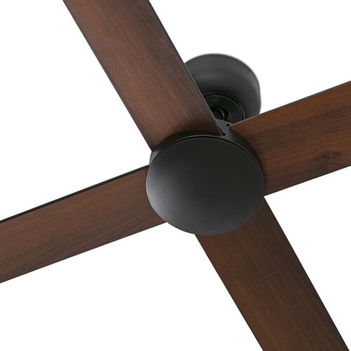 Faro 34356 - stropni ventilator RUDDER L, braon/crna, prečnik 132 cm + daljinski upravljač Slike