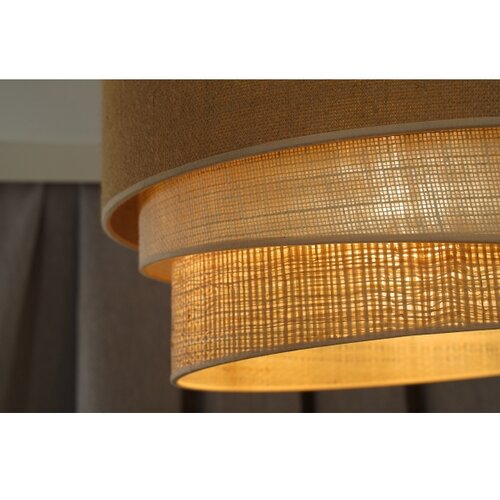  duolla - stropna svetiljka yute trio 3xE27/15W/230V prečnik 60 cm braon/siva/bež Slike