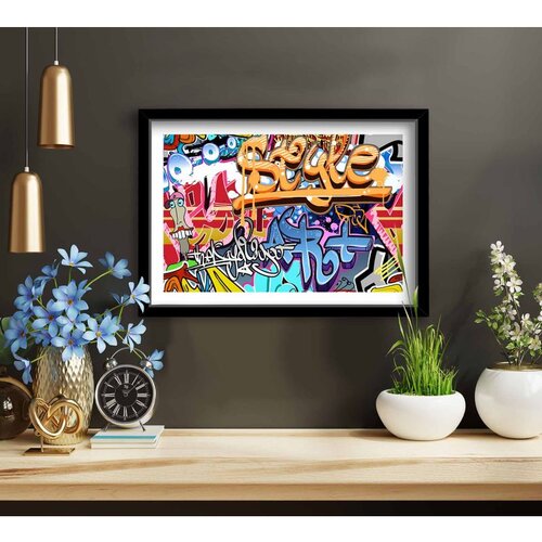 WALLXPERT Multikolor Dekorativna Slika u Ram MDF 3550POP-005 Cene
