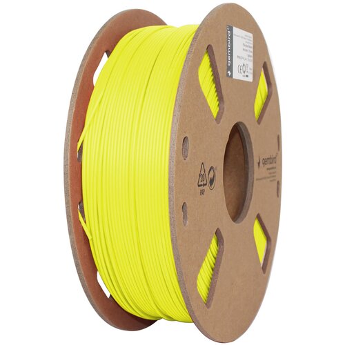 Gembird 3DP-PLA1.75-01-FY PLA Filament za 3D stampac 1.75mm, kotur 1KG Fluorescent Yellow Slike
