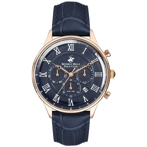 Beverly Hills Polo Club Mu&scaron;ki ručni sat BP3238X.499 teget Cene