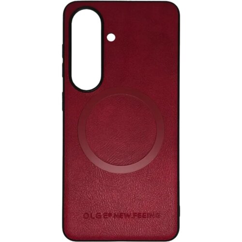  zaštitna silikonska futrola (olge magnetic) za samsung galaxy S26, crvena Cene