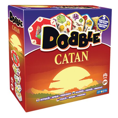 MIPL Dru&amp;scaron;tvena igra Dobble Catan Slike