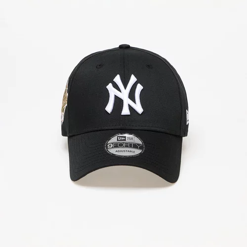 New Era New York Yankees World Series Patch 9FORTY Adjustable Cap Black
