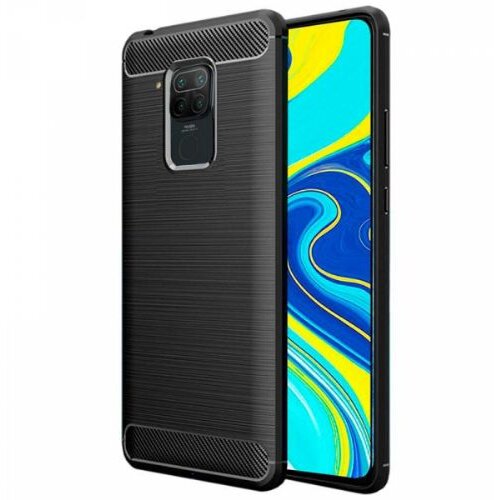 Nillkin silikonski ovitek za xiaomi redmi note 9s / redmi note 9 pro - mat carbon črn Cene