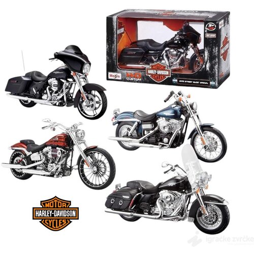 Maisto metalni motori HARLEY DAVIDSON 1:12 Slike