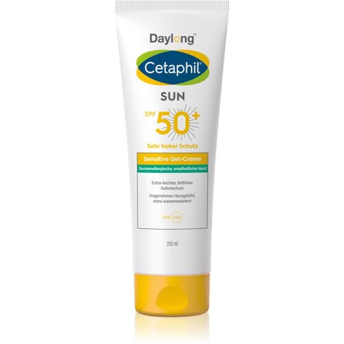 Daylong Cetaphil SUN Sensitive lahka zaščitna gel krema za občutljivo kožo SPF 50+ 200 ml Cene