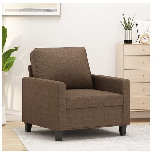 vidaXL Fotelja smeđa 60 cm od tkanine Cijene