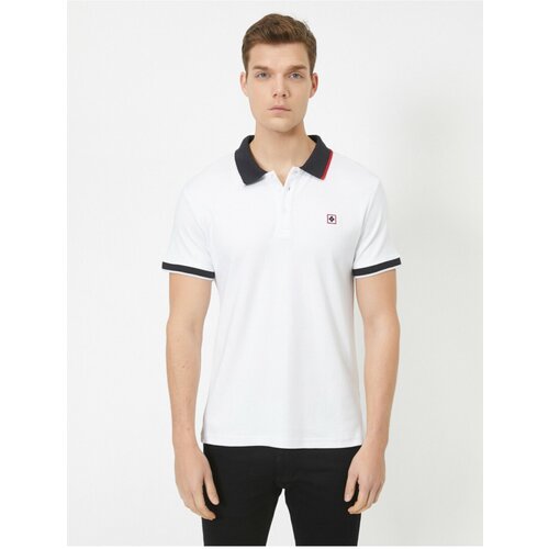 Koton Polo T-shirt - White - Regular fit Slike