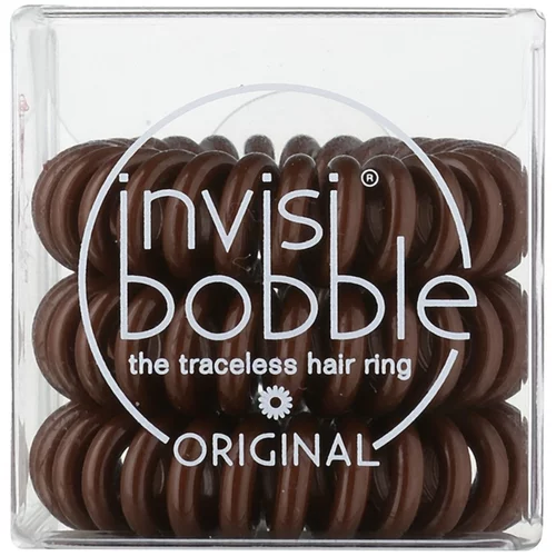 Invisibobble The Traceless Hair Ring elastika za lase 3 ks odtenek Pretzel Brown