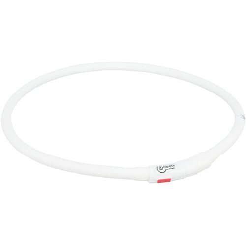 Trixie svetleća ogrlica USB bela 12641 Slike