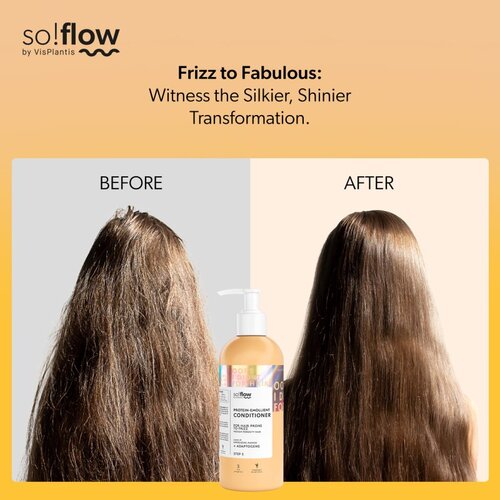 SoFlow Medium Porosity Hair Protein-Emollient Conditioner hidratantni i zaglađujući regenerator anti-frizzy 400 ml Slike