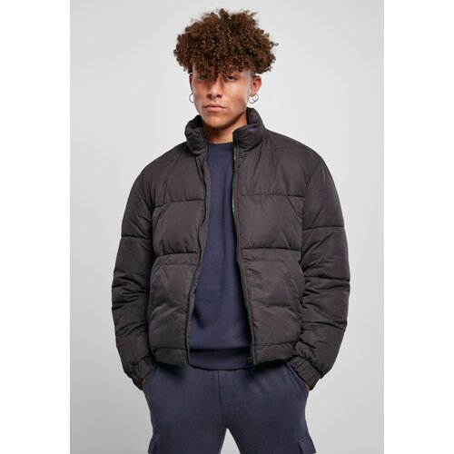 UC Men Cropped Puffer Jacket Black Slike