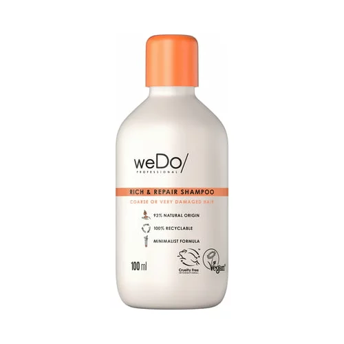 weDo Professional rich & repair shampoo - 100 ml