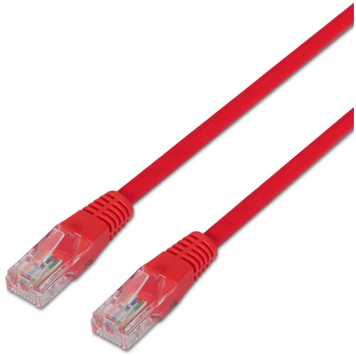 AISENS RJ45 CAT.6 UTP AWG24 Rdeči 2,0M Network Cable 2,0M, (20754774) Cene