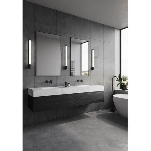Nordlux LED svetlo za kupatilsko ogledalo sa utičnicom LED/15W/230V IP44 68,4cm crna Slike