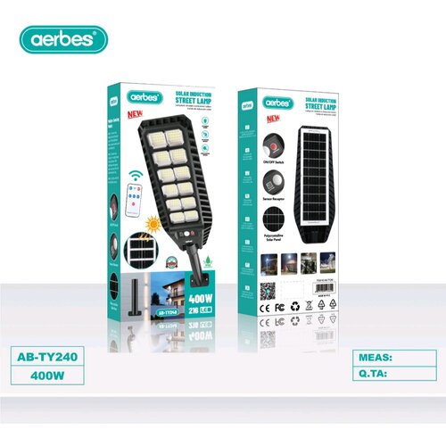 Aerbes AB-TY240 solarna LED ulična lampa - 400W Slike