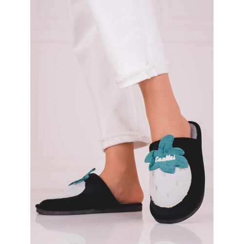 SHELOVET Insulated women&amp;#039;s slippers black Slike