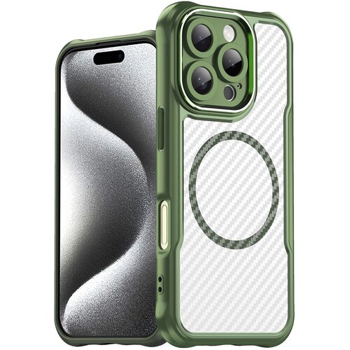 HURTEL SILIKONSKI OVITEK VODILNE SERIJE MAGSAFE ZA IPHONE 16 PRO ZELEN OVITEK, (21898586) Cene