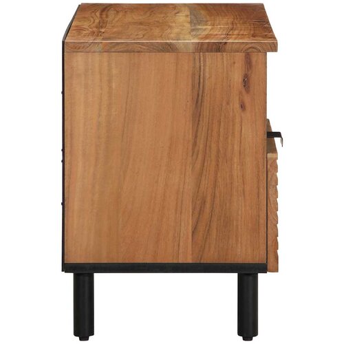  ormar s ladicama Smeđa 80 x 33 x 46 cm Čvrsto drvo manga Slike