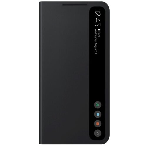 Samsung galaxy S21 fe clear view cover dark gra Slike