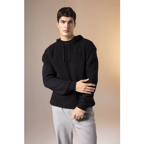 Defacto Relax Fit Hooded Knitwear Pullover Slike