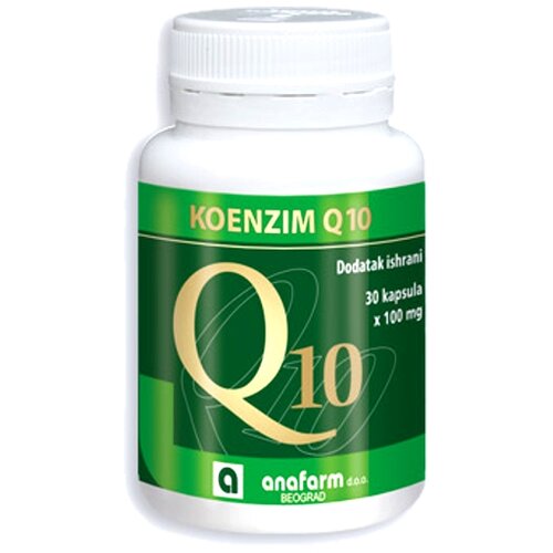 Anafarm koenzimom Q10 100 mg 30/1 108284 Slike
