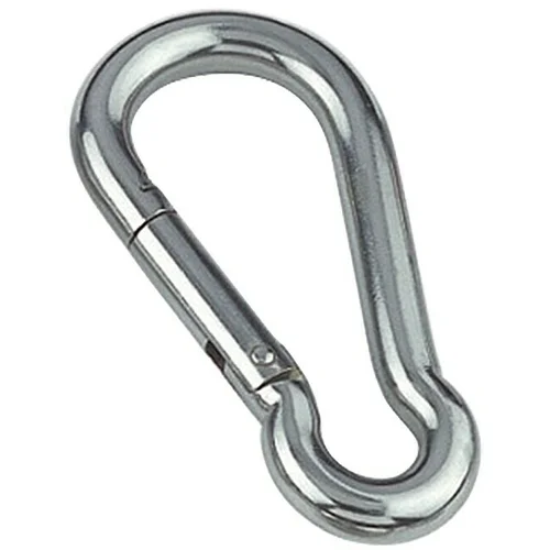  Karabiner (Promjer: 10 mm, Duljina: 100 mm, Plemeniti čelik, Polirano)