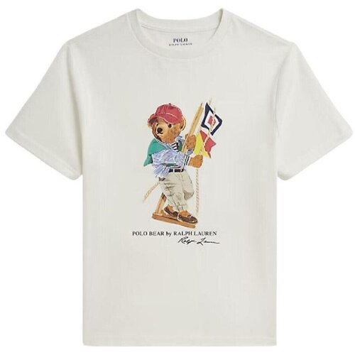 Polo Ralph Lauren Majice s kratkimi rokavi 323A12428001 Bela Cene