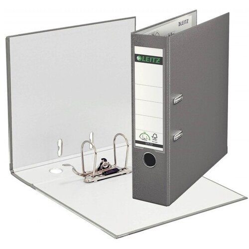 Esselte Leitz registrator, a4, 80 mm, siv 10105085 Cene