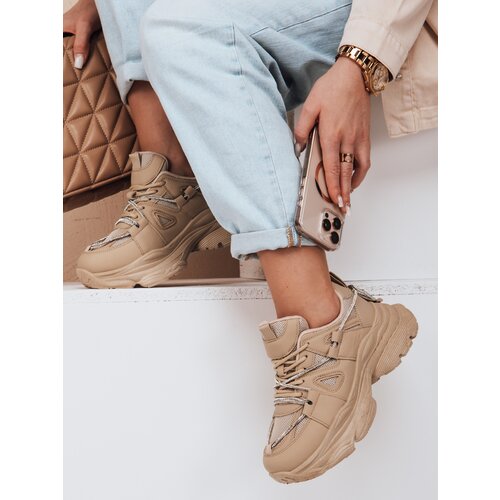 DStreet Sneakersy damskie na grubszej podeszwie NEWMOVE khaki Cijene
