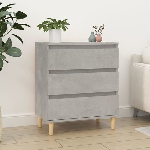The Living Store Komoda betonsko siva 60x35x70 cm inženirski les - Komoda, (21663581) Slike