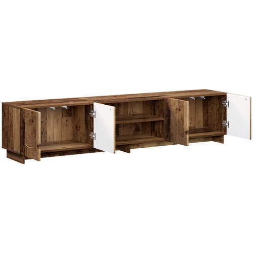  TV stalak 180 x 34,5 x 40 cm Staro drvo Konstruirano drvo Slike