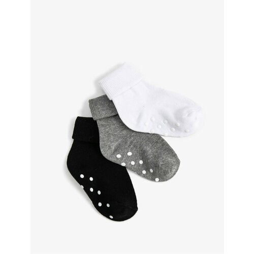 Koton 3-Set Colored Socks Cotton Slike